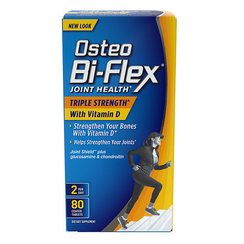 Osteo Bi-Flex Joint Shield Formula With Vitamin D Advanced Triple Strength Caplets - 80 Ea
